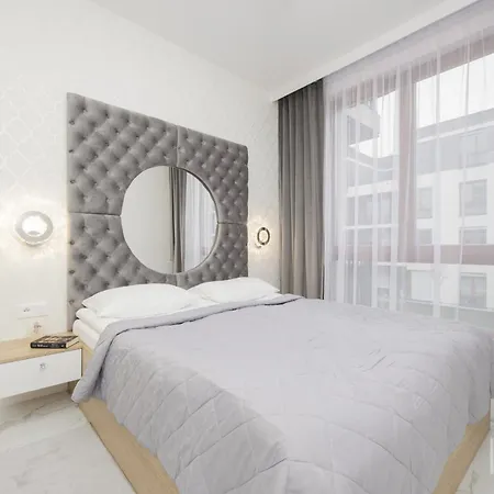 דירה Luxurious Grey With Sauna, Gym And Parking By Renters *