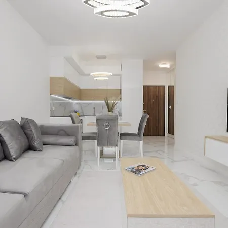Luxurious Grey With Sauna, Gym And Parking By Renters Apartment *