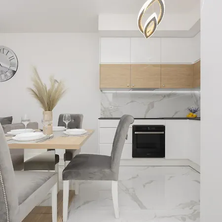 Luxurious Grey With Sauna, Gym And Parking By Renters Apartment Warsaw
